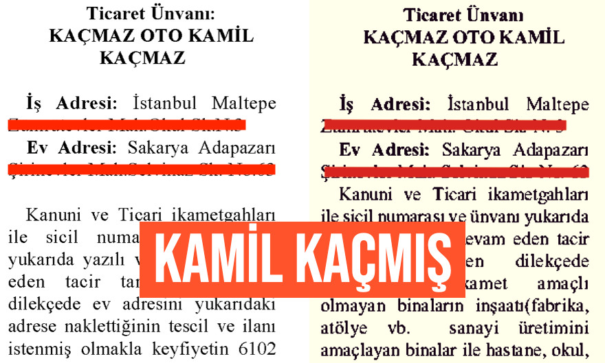 kamil kaçmaz kaçmaz oto