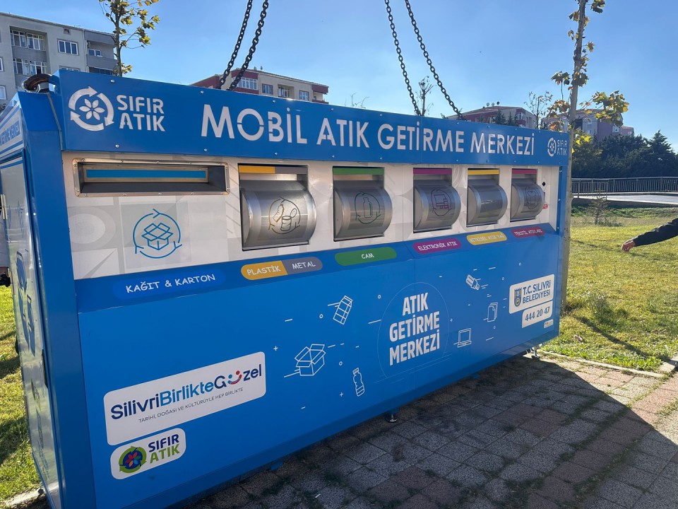 silivri belediyesi mobil atık getirme merkezi