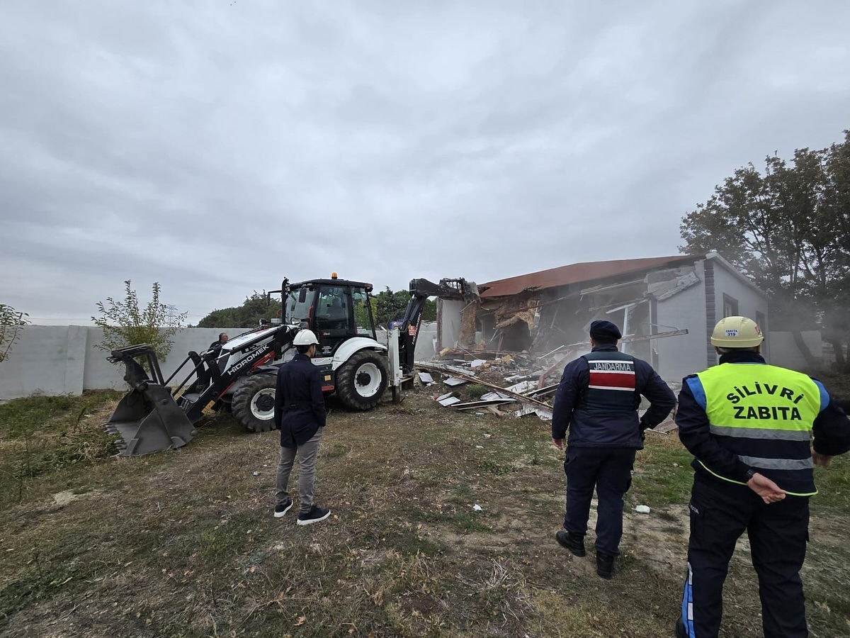 silivri kaçak yapı yıkım