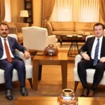 BAŞKAN BALCIOĞLU ÇATALCA KAYMAKAMI'NI AĞIRLADI Çatalca Kaymakamı Erdoğan Turan Ermiş