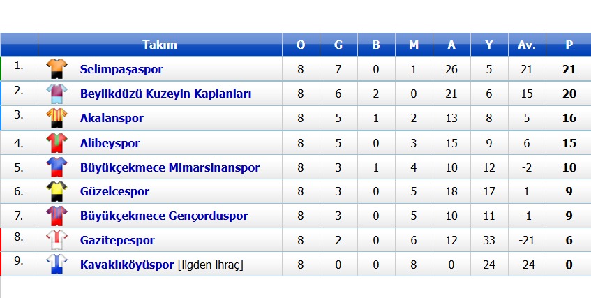 TFF İstanbul 1. Amatör Lig 1. Grup