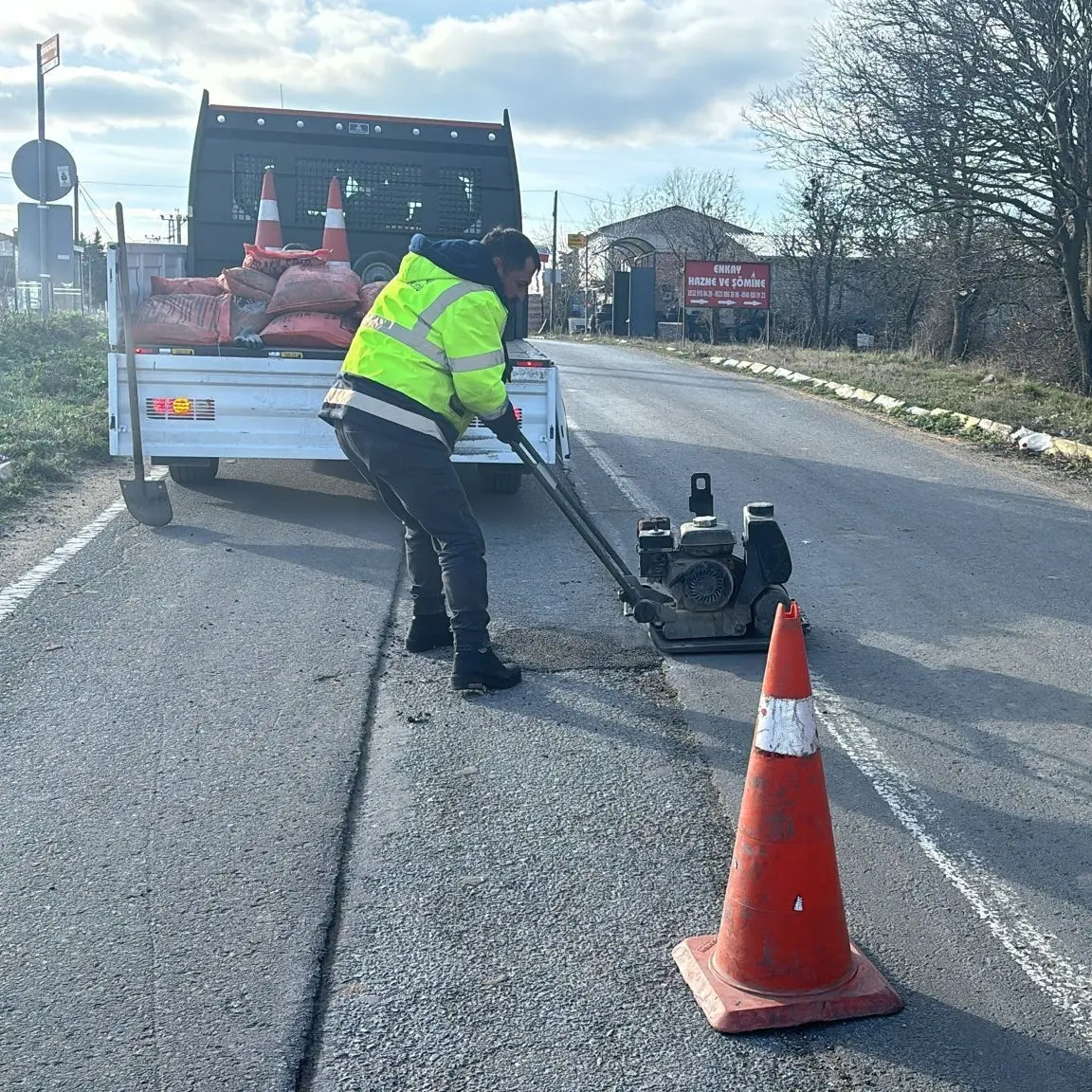 silivri yol çalışmaları