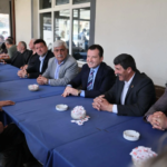 BAŞKAN BALCIOĞLU DANAMANDIRA'DA VATANDAŞLARLA SOHBET ETTİ bora balcıoğlu danamandıra