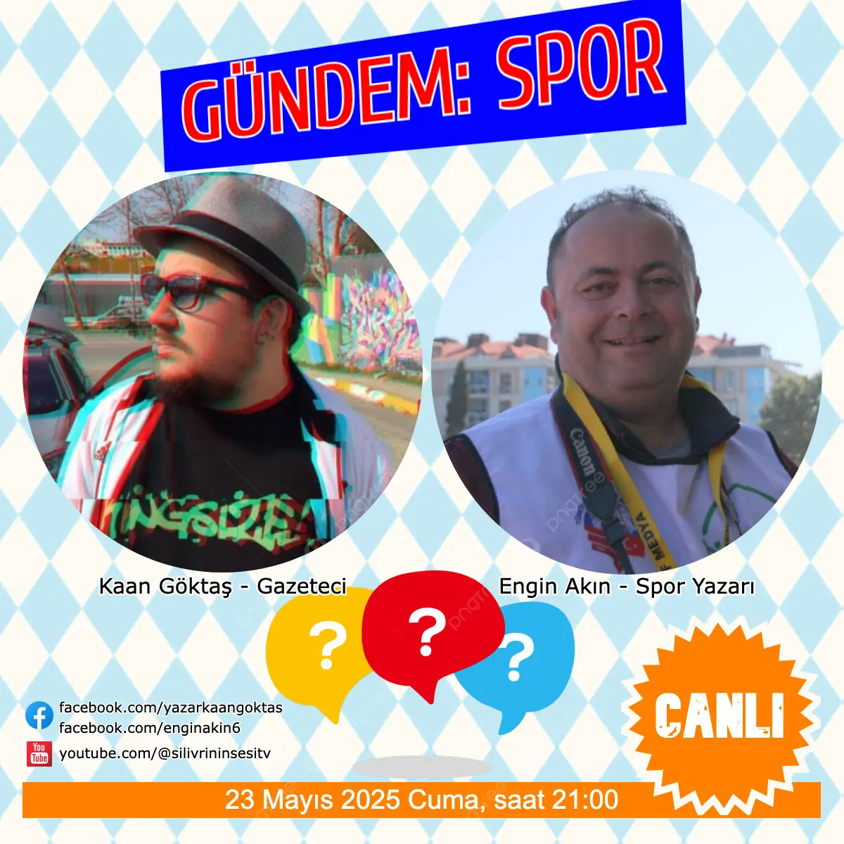 GÜNDEM: SPOR - 23 MAYIS 2025 kaan göktaş engin akın