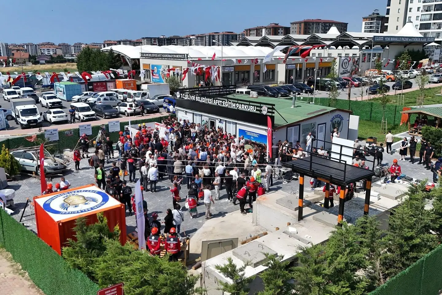 SİLİVRİ BELEDİYESİ AFET EĞİTİM PARKURU AÇILDI Silivri Afet Parkuru