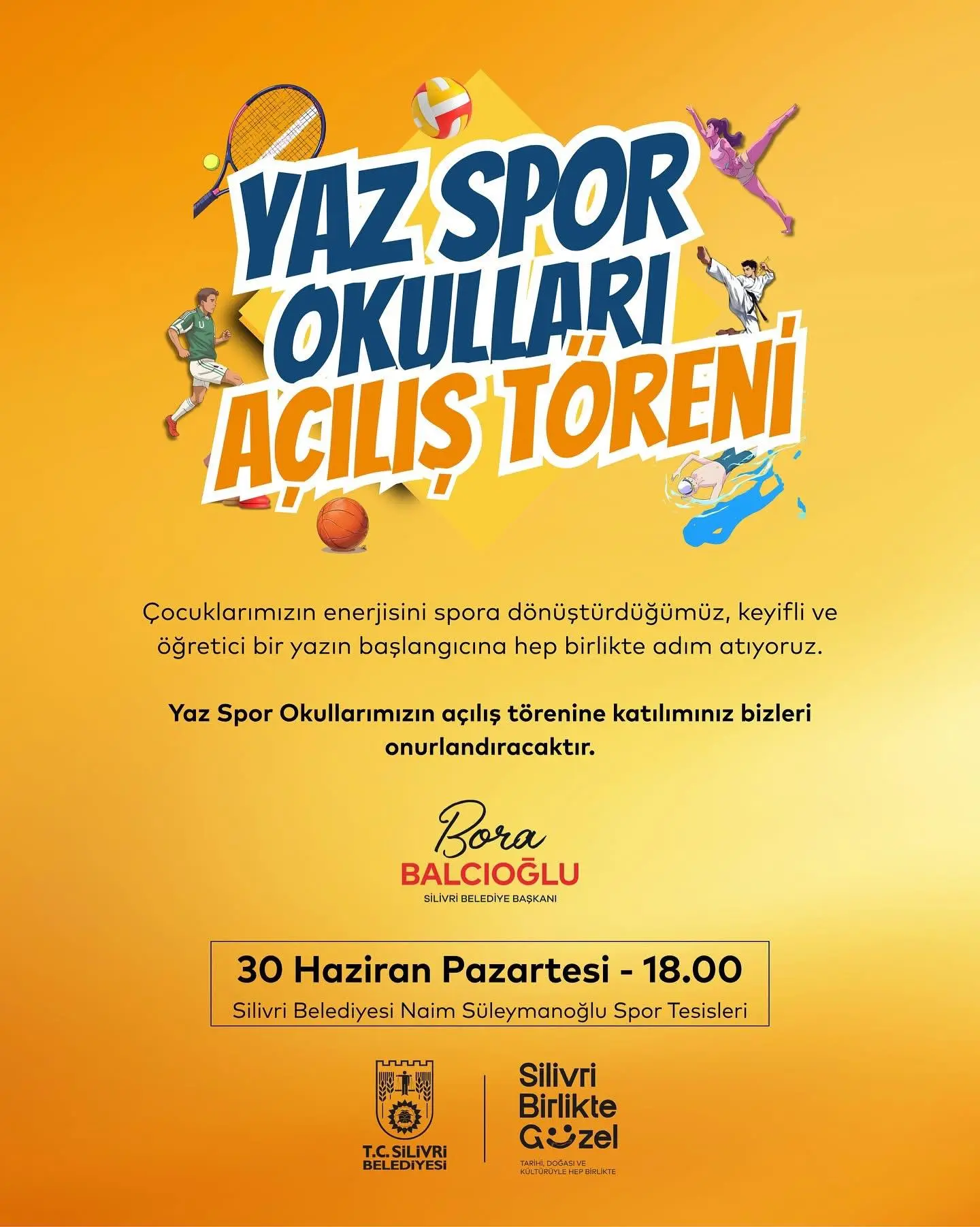 SİLİVRİ BELEDİYESİ YAZ SPOR OKULLARI BAŞLIYOR silivri belediyesi yaz spor okulları