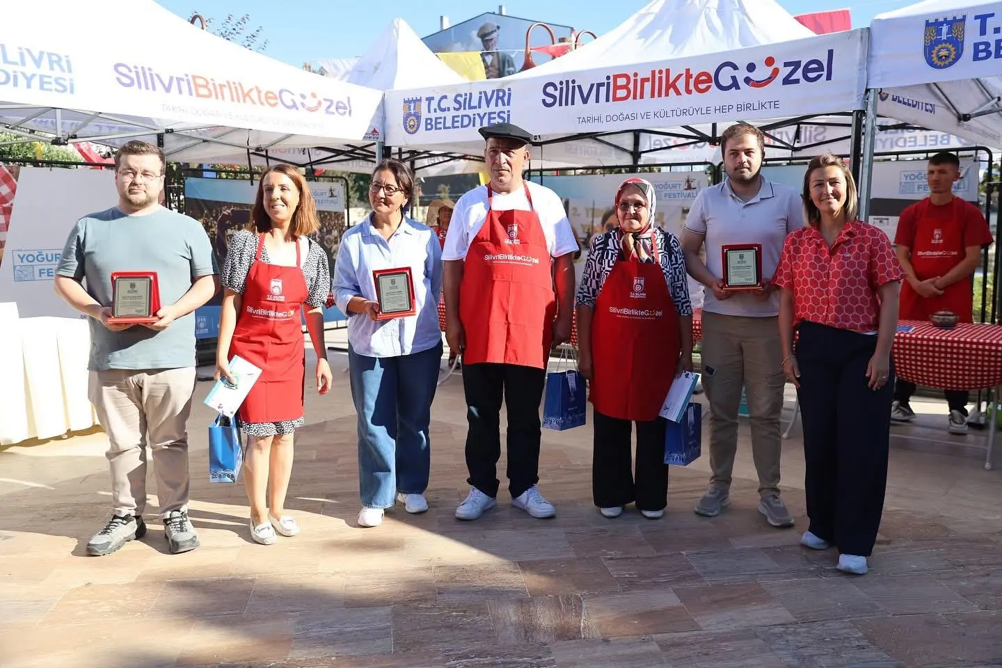 SİLİVRİ'DE YOĞURT MAYALAMA YARIŞMASI silivri yoğurt mayalama yarışması