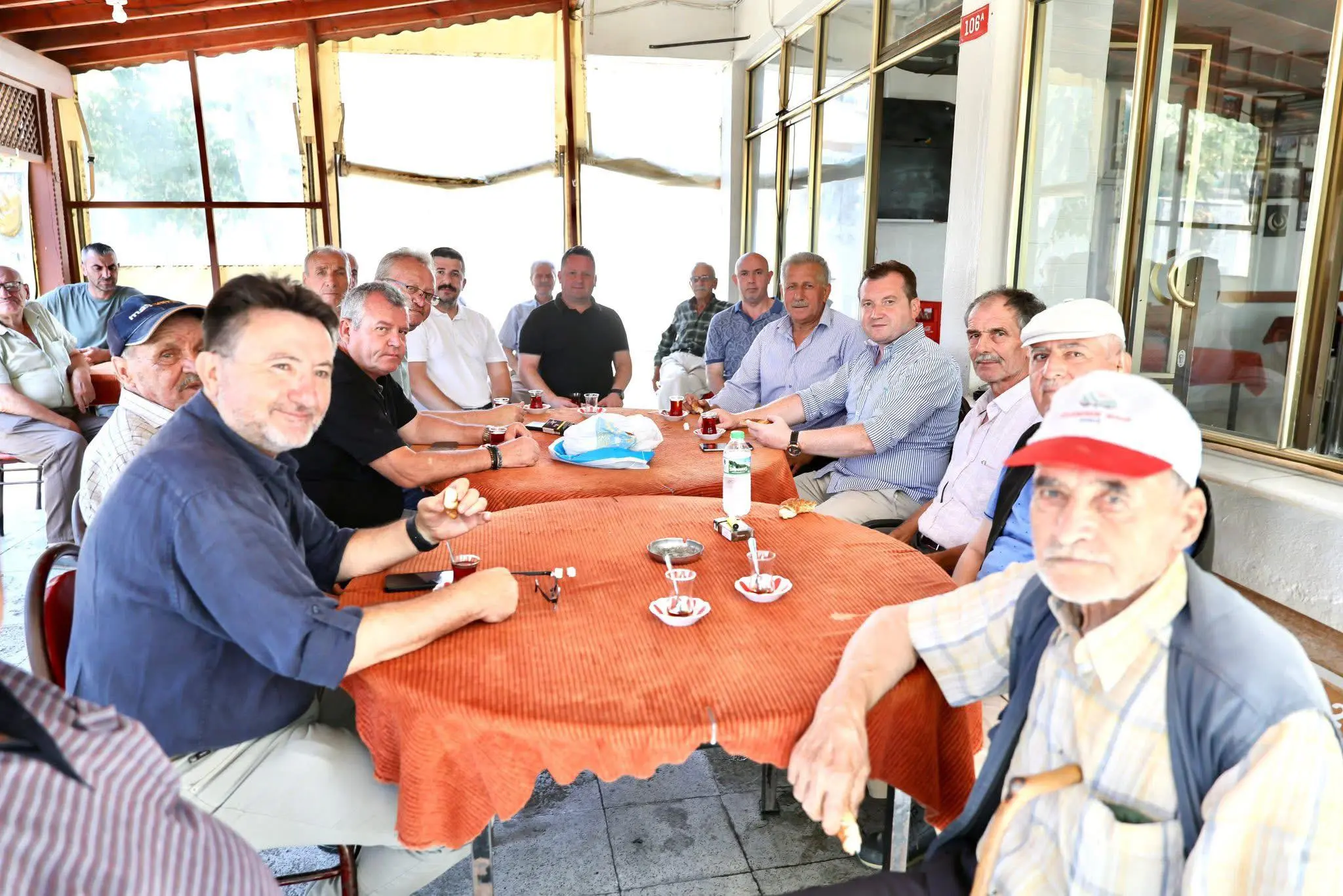 BAŞKAN BALCIOĞLU AKÖREN'DE bora balcıoğlu akören