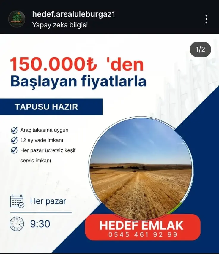hedef emlak hedef arsa hedef gayrimenkul lüleburgaz babaeski kırklareli sofuhalil karahalil