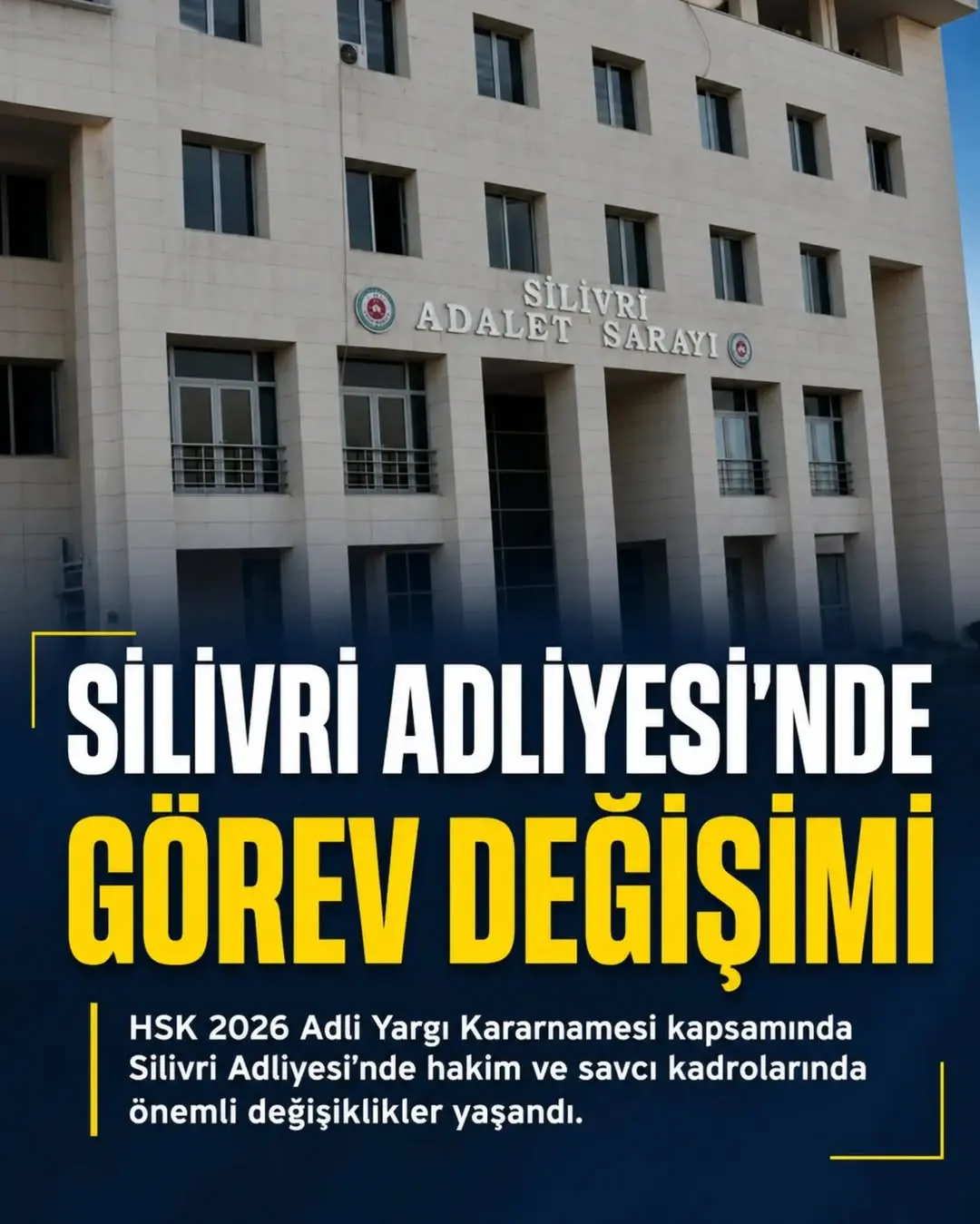 SİLİVRİ ADLİYESİ'NDE ATAMALAR: ÜNLÜLER SORUŞTURMASI SAVCISI BAŞSAVCI OLDU silivri adliyesi hakim ve savcılar