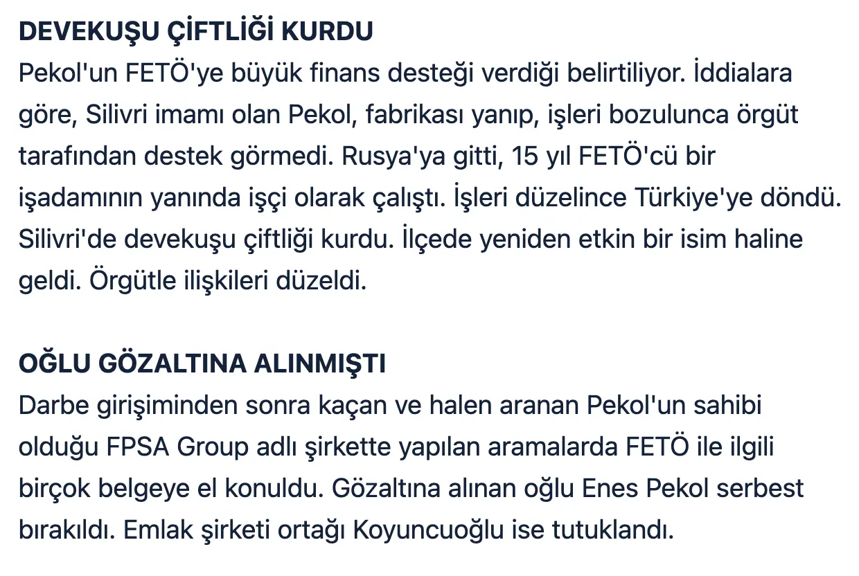 ETKİN PİŞMANLIKTAN FAYDALANAN İFTİRACI FETÖ'CÜ ÇIKTI mehmet ünver pekol