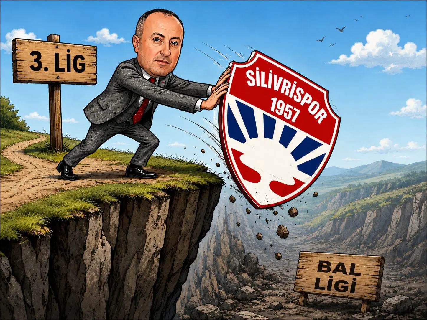 SİLİVRİSPOR'DA SÖZLER YİNE TUTULMADI Silivrispor Başkanı Cemil Kızılkaya