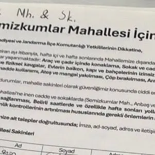 MAHMUT TANAL'DAN SEMİZKUMLAR ÇAĞRISI silivri semizkumlar mahallesi