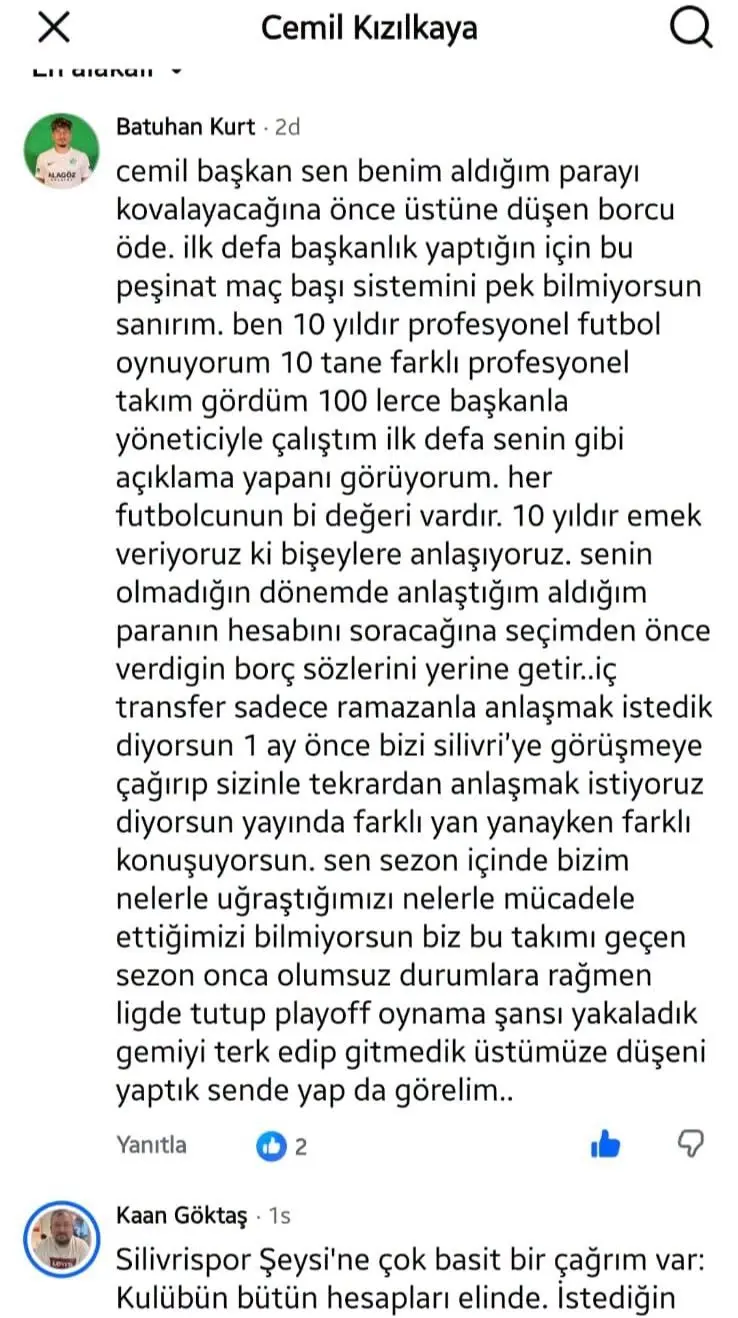 batuhan kurt silivrispor