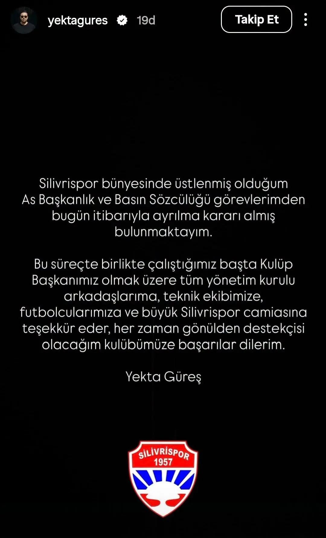 SİLİVRİSPOR'DA İSTİFALAR BAŞLADI yekta güreş silivri silivrispor