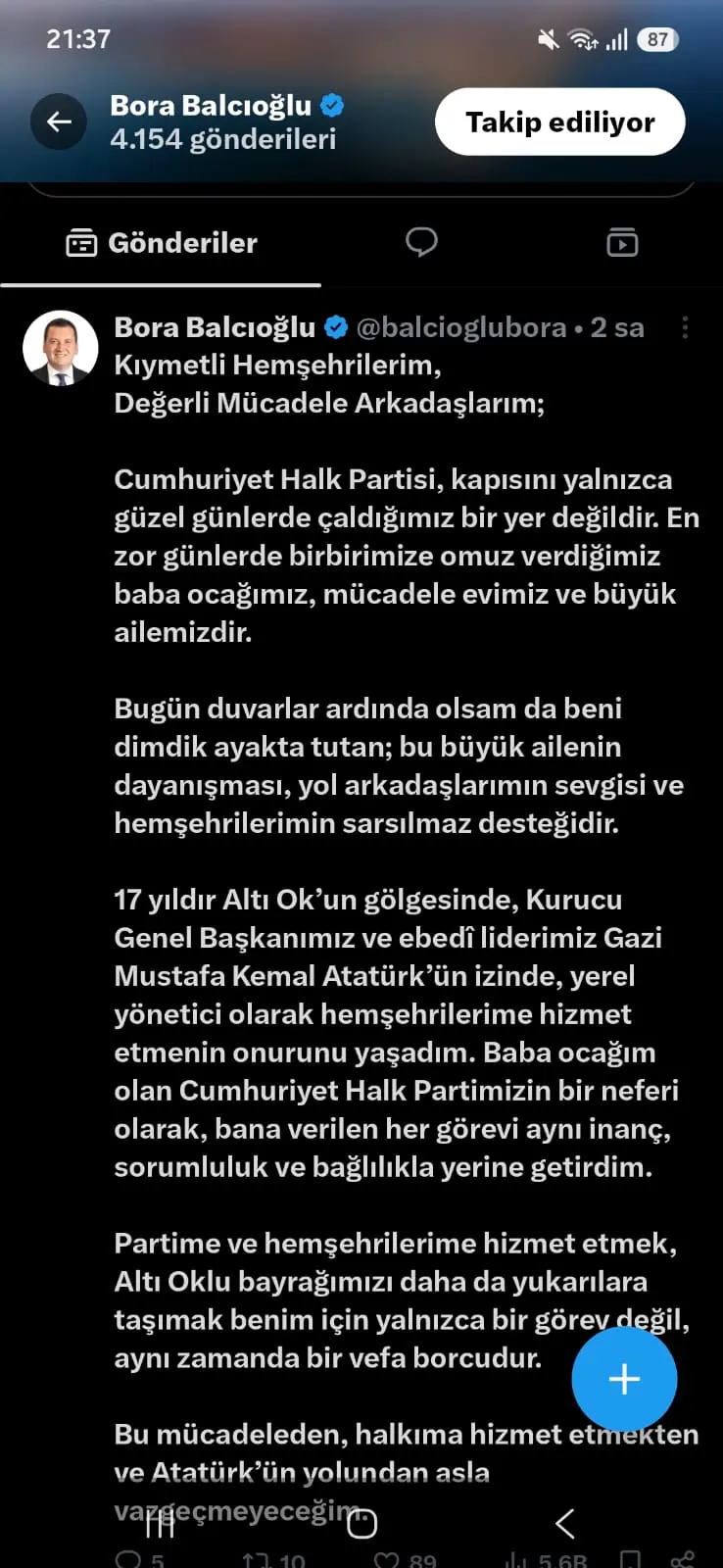 bora balcıoğlu chp