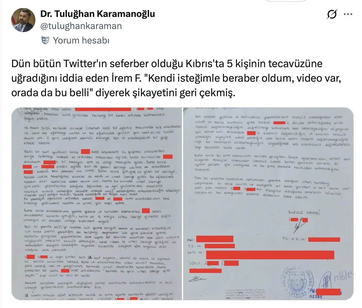 SİLİVRİLİ İREM'E T*C*VÜZ EDEN 5 KİŞİYE TOPLAM 54 YIL HAPİS CEZASI VERİLDİ. irem foto
