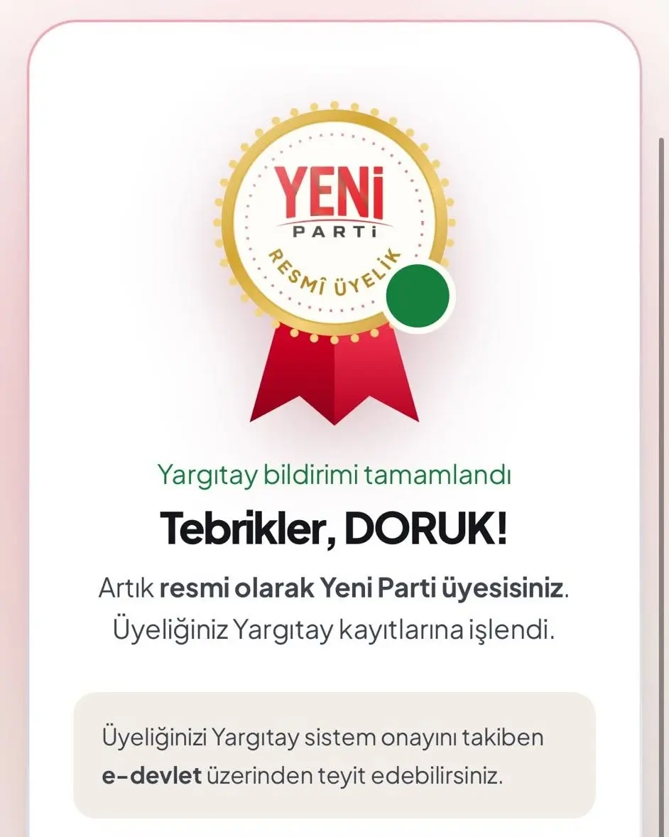 doruk bulut yeni parti