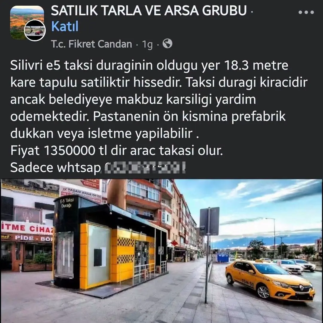 satılık kaldırım