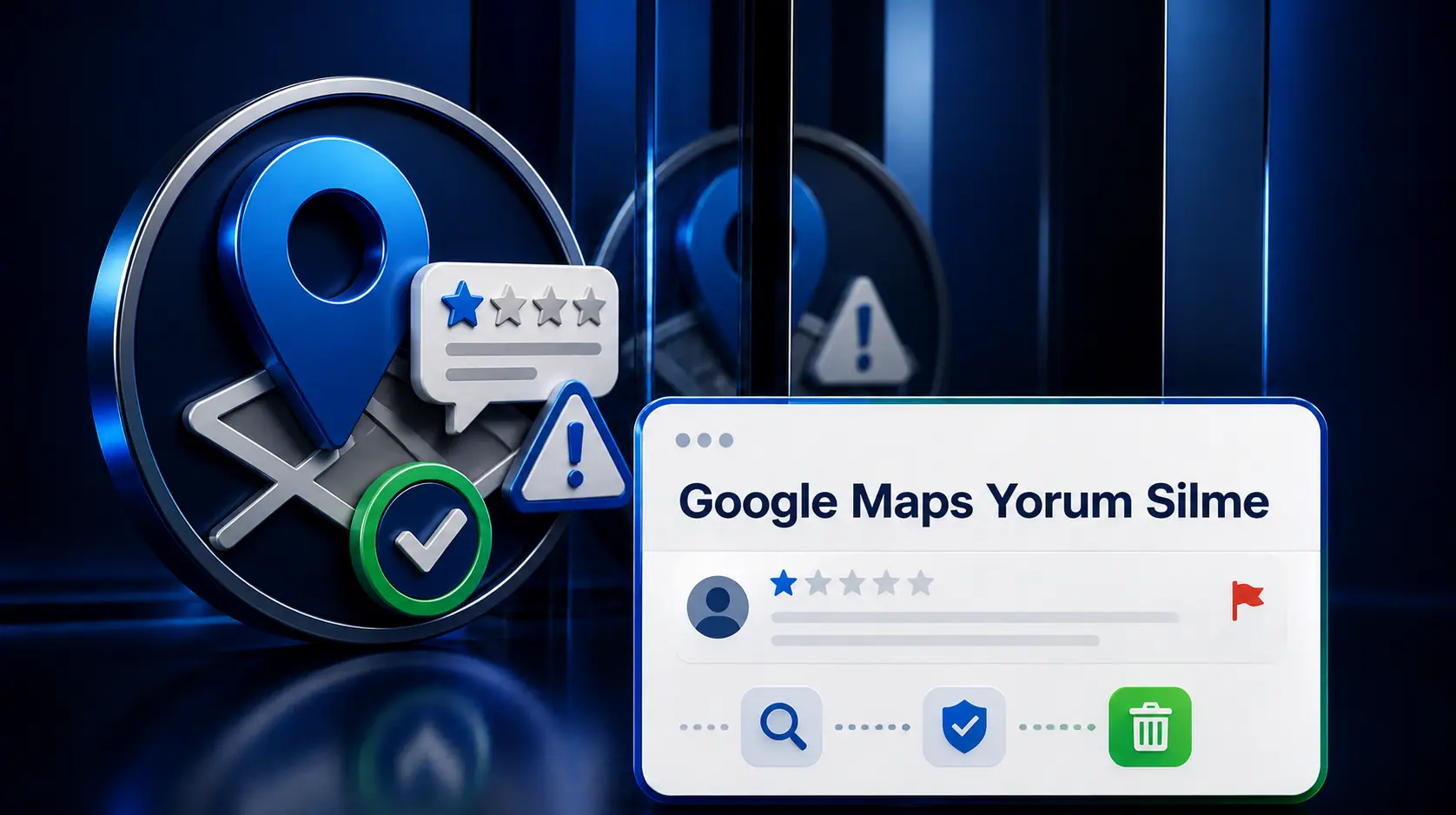 google maps yorum silme