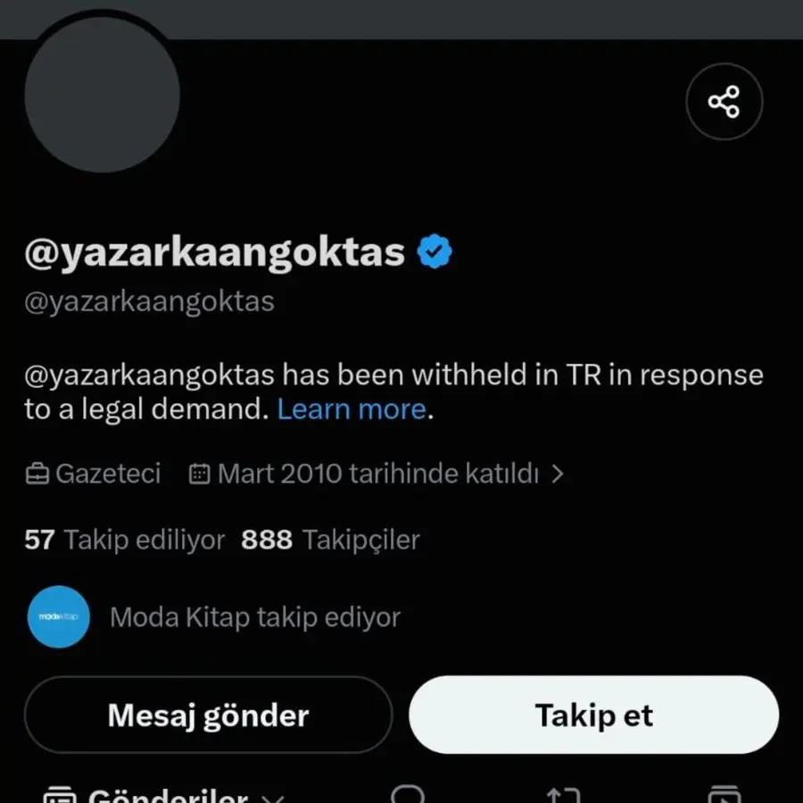 kaan göktaş erişim engeli