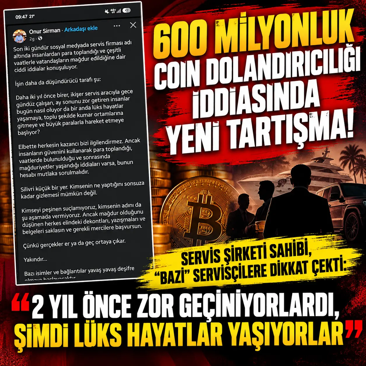 600 MİLYONLUK COIN DOLANDIRICILIĞI İDDİASINDA YENİ GELİŞME silivri coin dolandırıcılığı