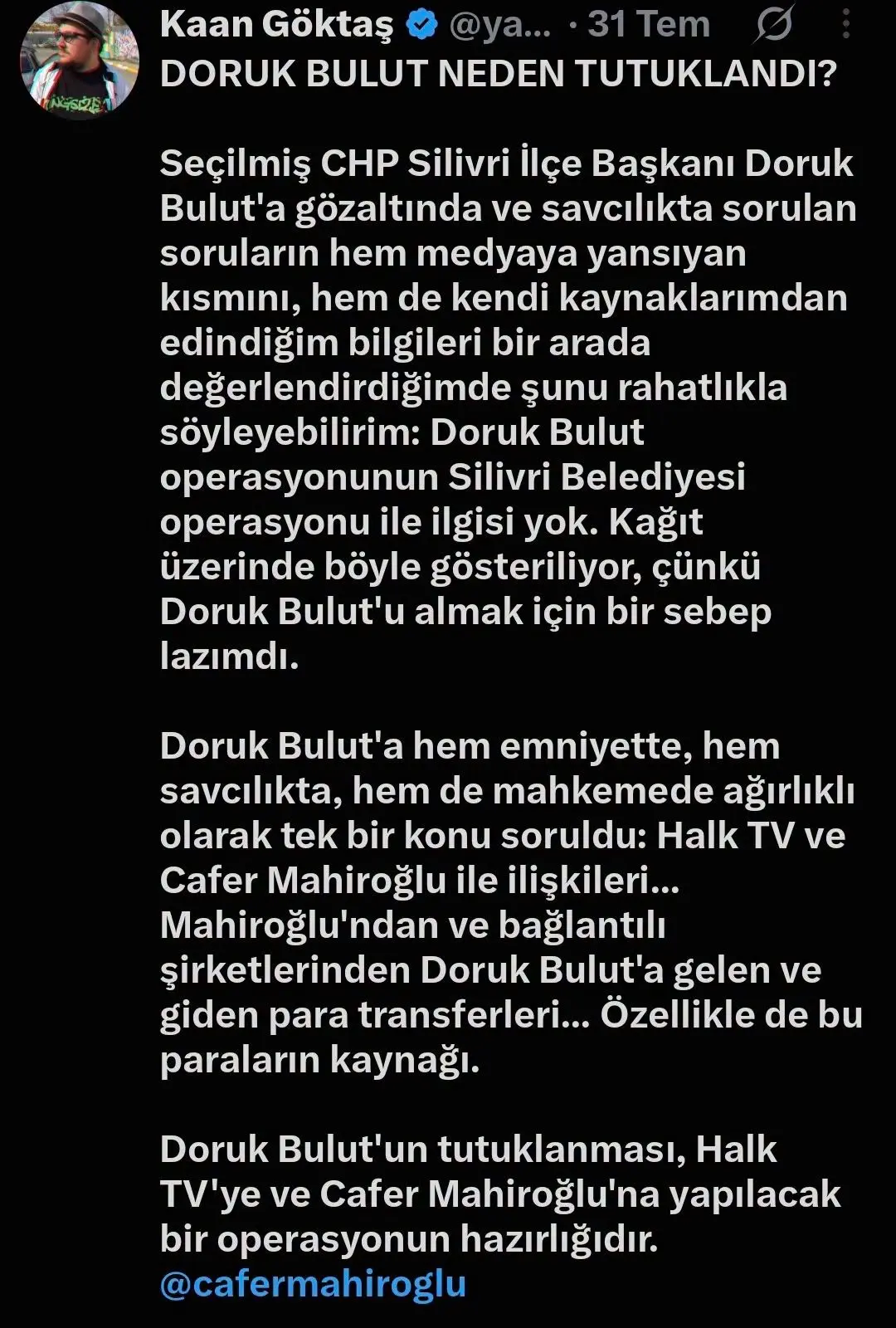 kaan göktaş doruk bulut halk tv