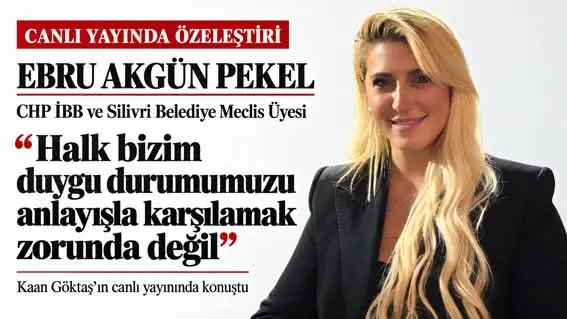 EBRU AKGÜN PEKEL'DEN BELEDİYE'YE ÖZELEŞTİRİ ebru akgün pekel